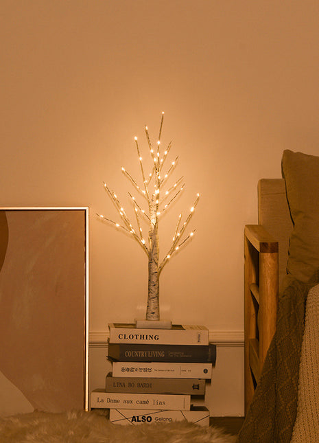 LED White Birch Twig Lighted Tree – Your Year-Round Natural Glow
