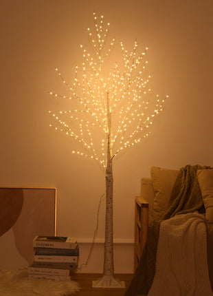 LED White Birch Twig Lighted Tree – Your Year-Round Natural Glow