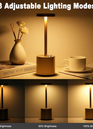 Modern Touch Control Table Lamp with USB Port