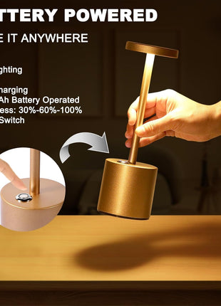 Modern Touch Control Table Lamp with USB Port