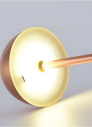 Luxury Metal Desk Lamp, Touch Control Dimmable Night Light for Bedroom Office Living Room