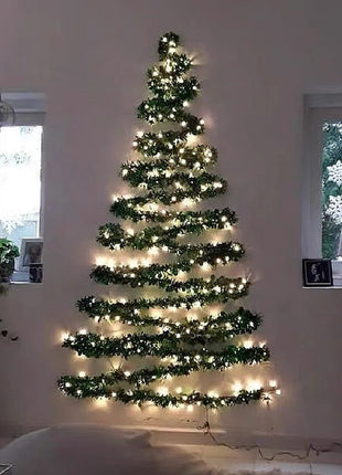 Christmas Vine String Lights, Battery Operated LED Lights, 10 Meter 100 LED Rattan Light String for Indoor Outdoor Decoration