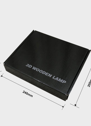 Creative Dog Paw 3D Wood Carving LED Night Light