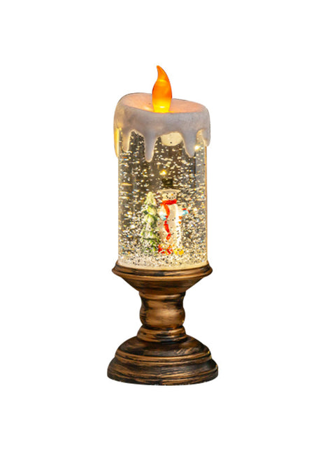 LED Christmas Candle Holders For Home Decor Flameless Candle Lights Christmas Decorations