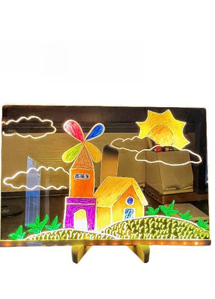 LED Glow Drawing Board for Kids DIY