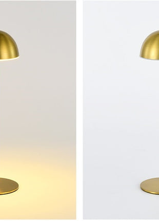 Luxury Metal Desk Lamp, Touch Control Dimmable Night Light for Bedroom Office Living Room