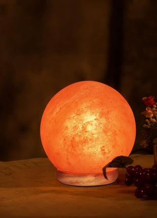 Himalayan Spherical Salt Lamp with Dimmer Switch