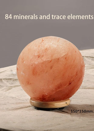 Himalayan Spherical Salt Lamp with Dimmer Switch