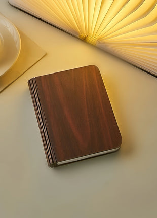 LED Wooden Foldable Book Light - Illuminated Artistry