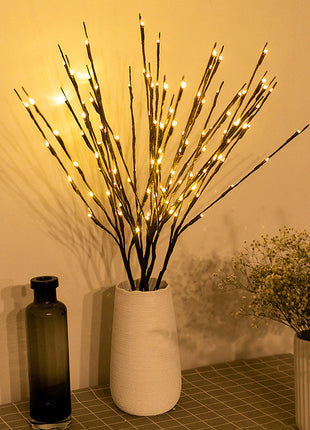 Realistic LED Branch Lights Battery Operated Artificial Little Twig 2 Pack