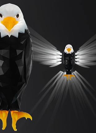 Magnetic LED Bald Eagle Wall Lamp Remote Control