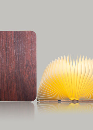 LED Wooden Foldable Book Light - Illuminated Artistry