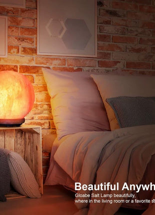 Himalayan Spherical Salt Lamp with Dimmer Switch