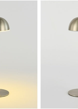 Luxury Metal Desk Lamp, Touch Control Dimmable Night Light for Bedroom Office Living Room