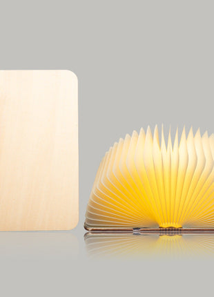 LED Wooden Foldable Book Light - Illuminated Artistry